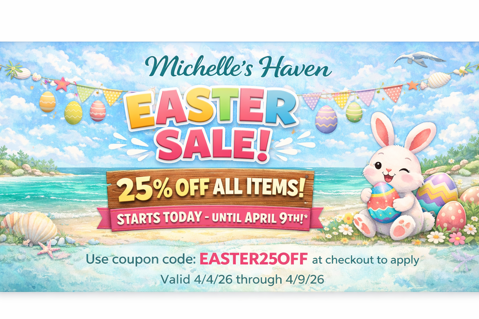 Welcome to Michelle’s Haven 🌸 | New Project + Easter Sale